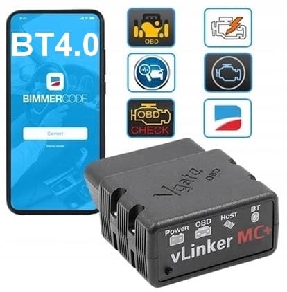 Vgate vLinker MC+ Bluetooth 4.0 Bimmercode Forscan Android iOS-grænseflade