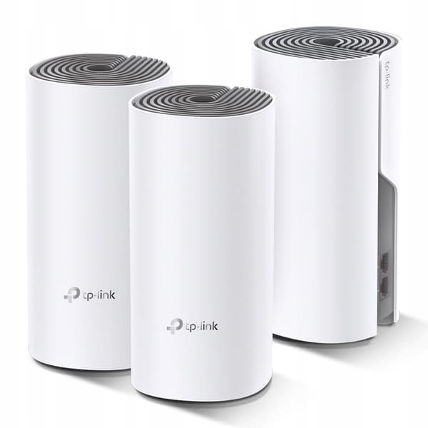 TP-LINK Deco E4 mesh-system, 3-pak, rækkevidde op til 260 m², hvid