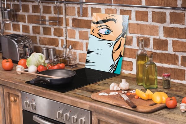 SKÄRBRÄDA I GLAS 35x52 MASK
