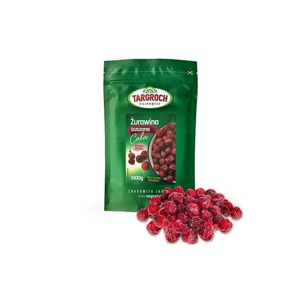 Tørrede hele tranebær Targroch 1000 g