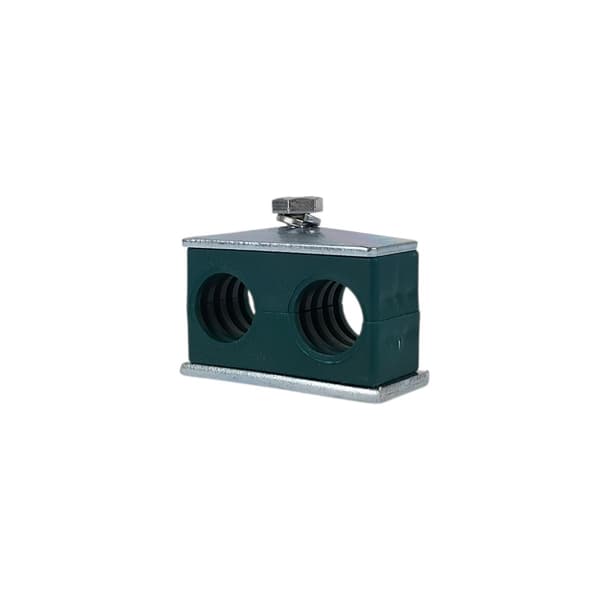 Dobbeltholder til 8 mm hydrauliske rør