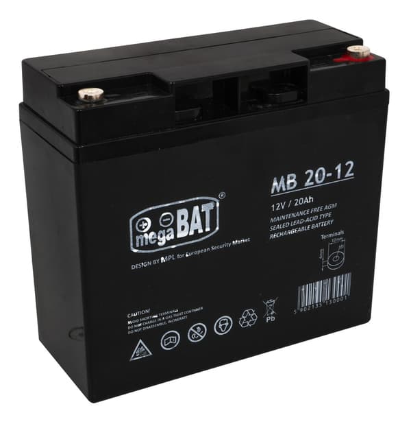 Køretøjsdele 12V/20AH batteri