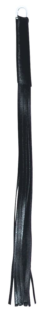 ZADO Sort Læder Spanking Pisk 45cm
