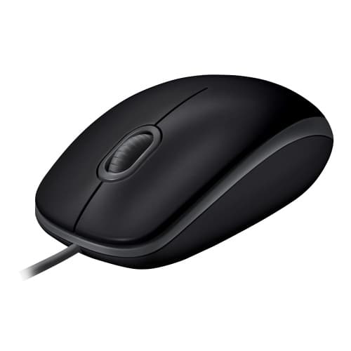 Logitech B110 Silent kablet mus, USB-A, 1000 DPI, sort