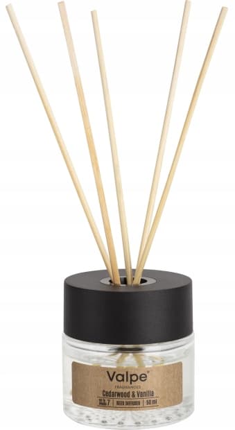 VALPE Aroma Diffuser med Pinde CEDAR TRÆ - VANILJE 50 ml dz50-81