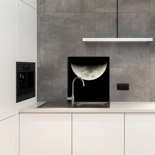 GLASPANEL FÖR KÖK 60x65 Moon