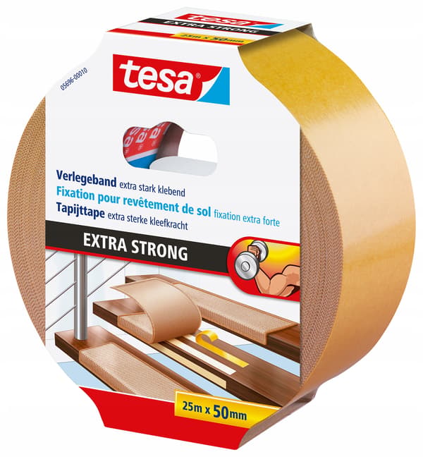 Tesa Extra Stark Matttejp 25 m/50 mm Stark
