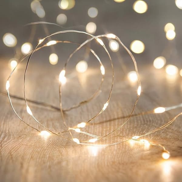 Lights4fun 100er LED varmvit lampset