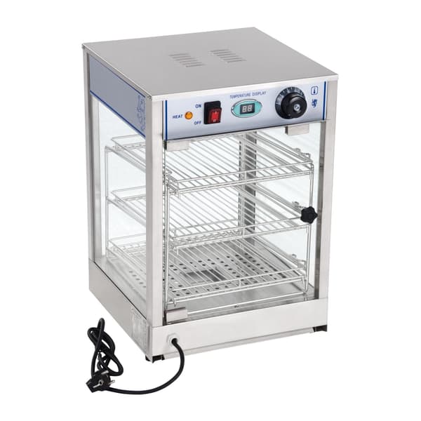Lämmitetty vitriini 850W, leveys 35,5cm
