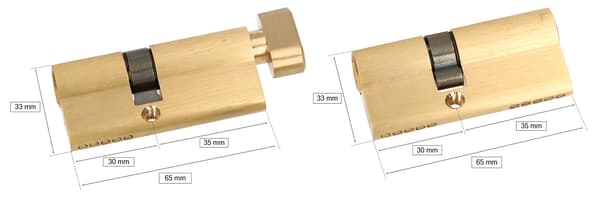 Indsatssæt 2 stk. 1 nøgle 30/35 - 30/35G