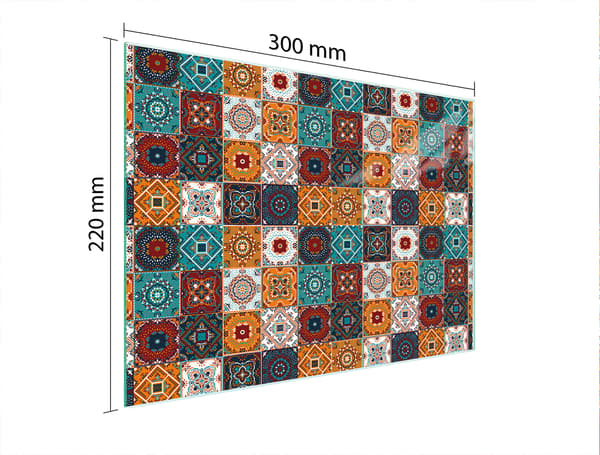 GLAS SKÄRBRÄDA 30x22 MOSAIK