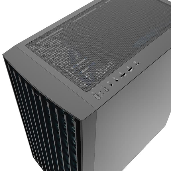 MODECOM Breeze ARGB Flow MIDI datorchassi med USB typ C