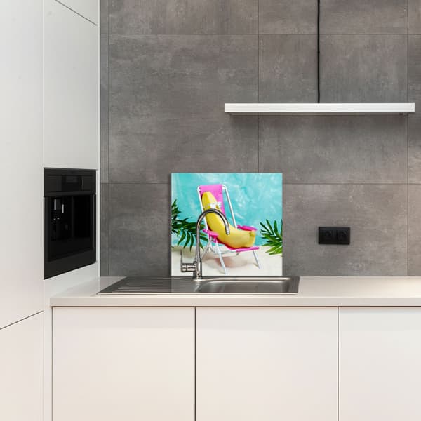 KEITTIÖN LASIPANEELI 65x60 Banaani