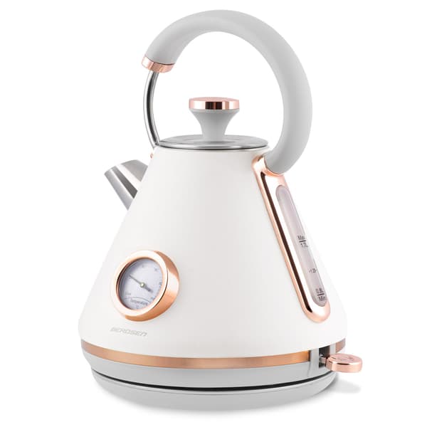 Vattenkokare med termometer 1,7L Berdsen BD-701 vit