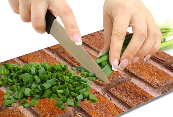 GLAS SKÆREBRÆT 30x52 Mursten