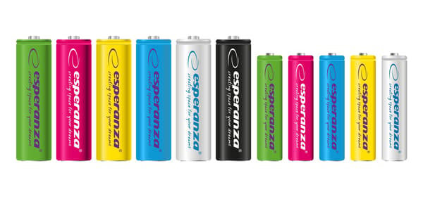 Esperanza AA batterier 2000mAh 2 stk. hvide
