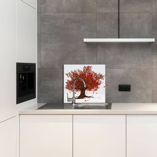 KEITTIÖN LASIPANEELI 65x60 Puu