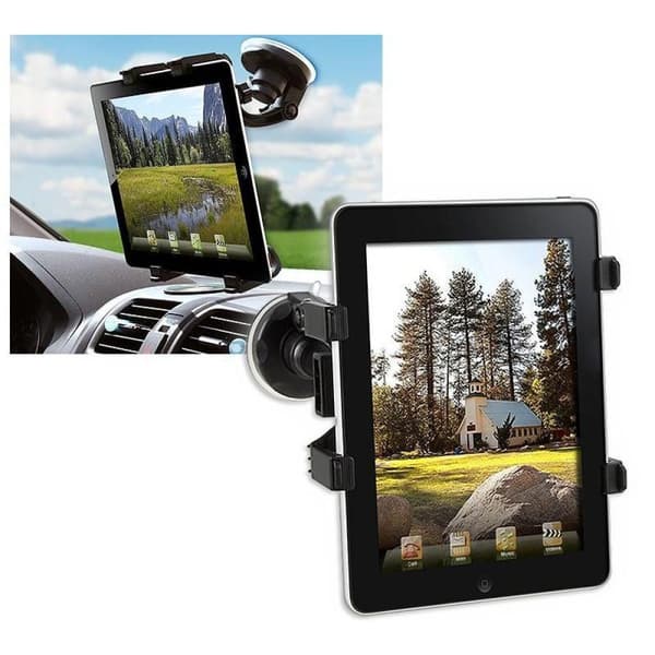 Techly Bilholder til Tablet/iPad 7"-10.1", Forrude, Sort
