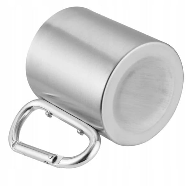 Metallmugg med karbinhake