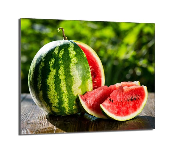Glasskydd för spishäll 60x52 Vattenmelon