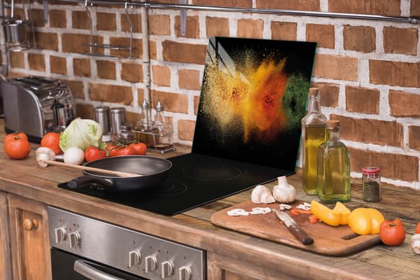 SKÄRBRÄDA I GLAS 52x40 KRYDDOR