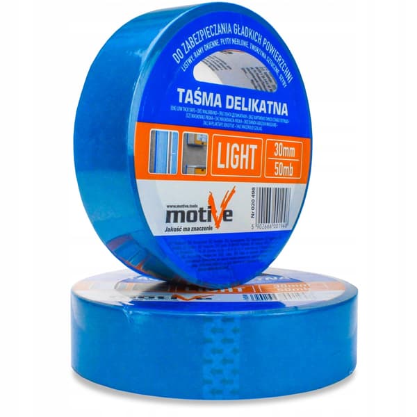 Motivape tejp delicate light 30 mm/50 m vit