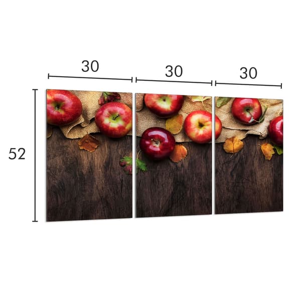 Glasbeskyttelsesplade til komfur 3x30x52