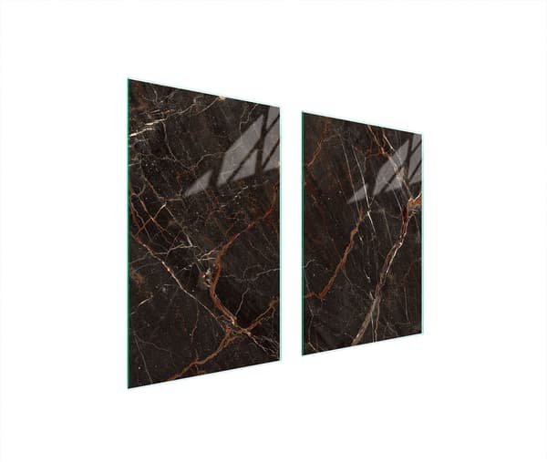 GLASBESKYTTELSESPLADE TIL KØKKEN 65x52 MARMOR