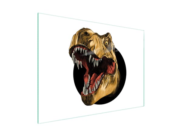 GLASSKÆREBRÆT 40x30 DINOSAUR