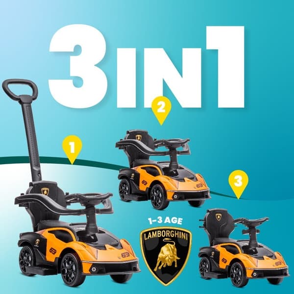 Työntöauto Lamborghini Essenza SCV12 oranssi