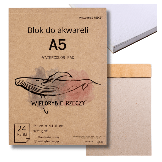 A5 akvarelpapir til akvarelmaling