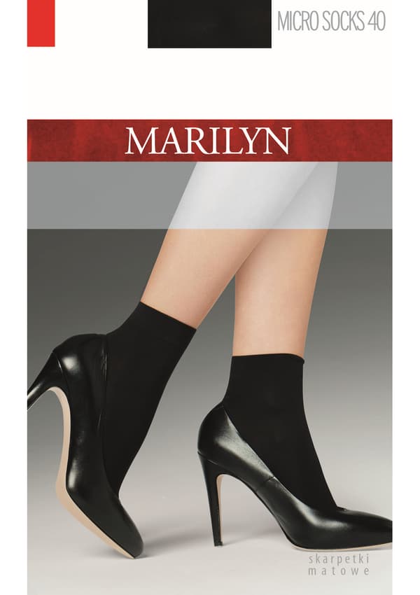 Dam Micro Socks 40 Den Marilyn MICRO SOCKS "SOKS" 40 - blå 2 PAR