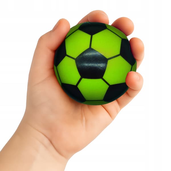 FODBOLD blød afslapningsbold ANTI-STRESS 7 CM