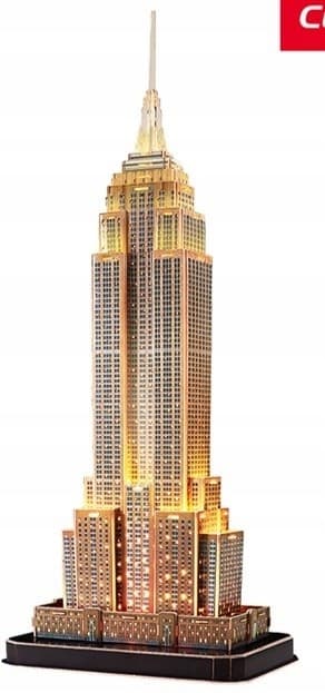 CUBIC FUN 3D-pussel EMPIRE STATE BUILDING Nattversion 37 bitar L539H