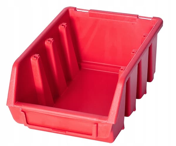 Ergobox 2 förvaringslåda röd