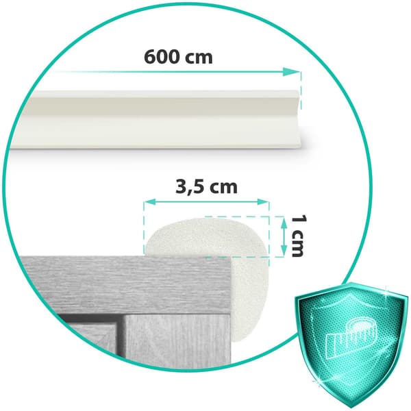 Ricokids 798710 Skumsäkerhetstejp Vit 6 m
