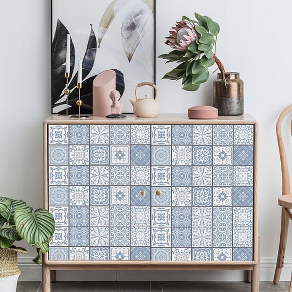 Selvklæbende PVC-patchwork-paneler sæt med 10 tapet 20x20cm ZM-06-034