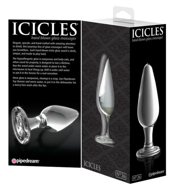 Icicles eksklusiv glasprop perfekt til massage