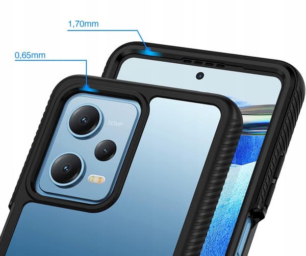 360° EXO ARMOR ETUI TIL XIAOMI REDMI NOTE 12 PRO / POCO X5 PRO