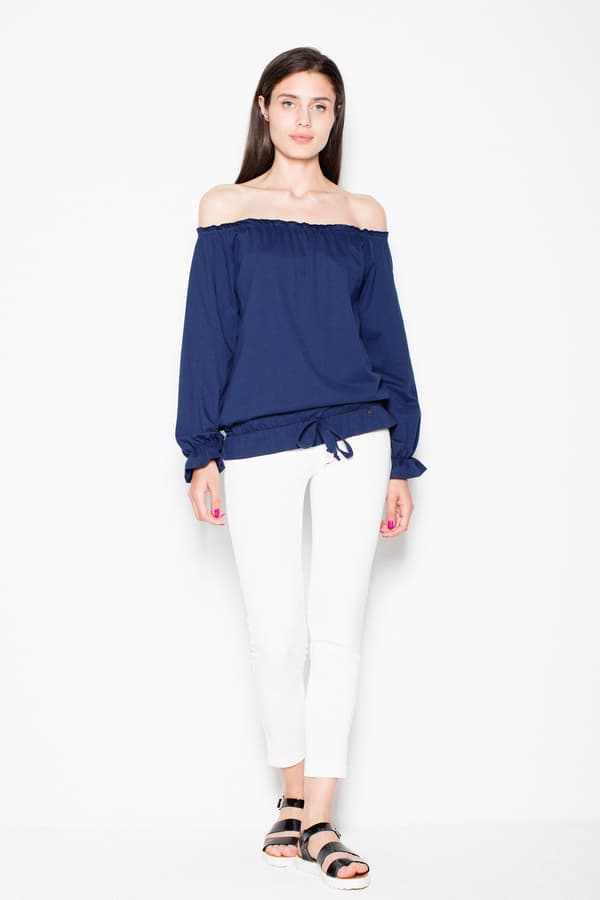 Bluse VT012 Marineblå L