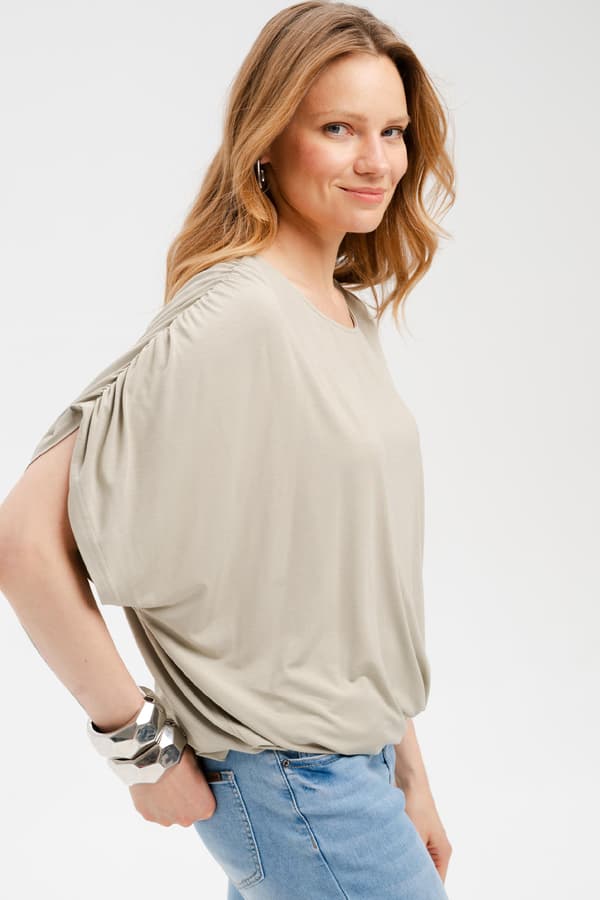 Ezra Khaki Dame T-shirt Universal