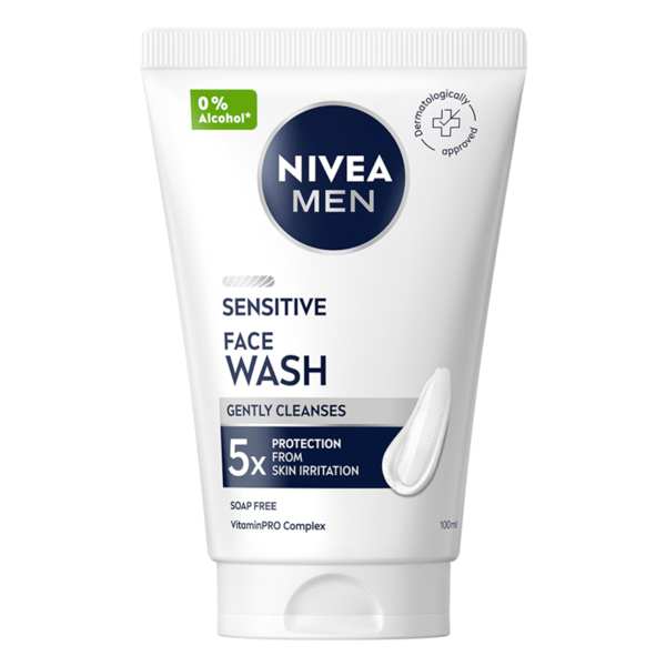 NIVEA MEN Sensitive rensegel til ansigt 100 ml