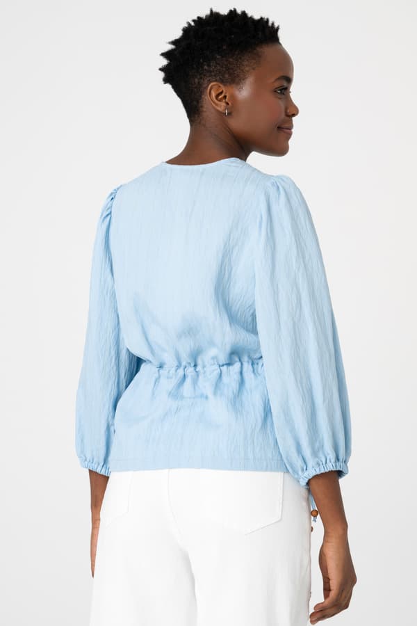 Damebluse Kora Lyseblå Damebluse Kora Lyseblå 46