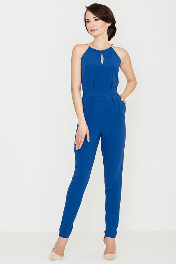 Jumpsuit K338 Blå M