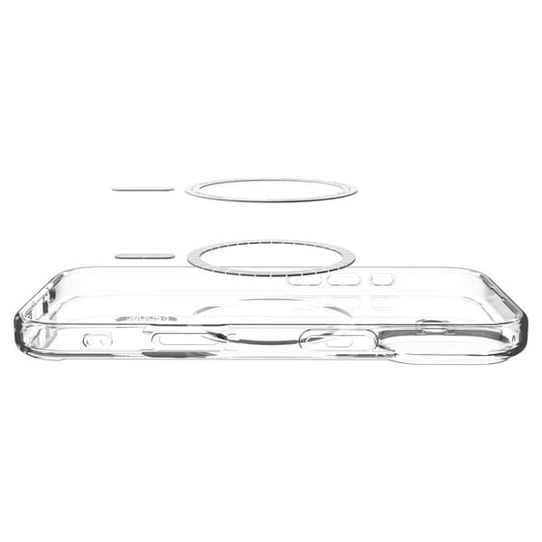 Etui til iPhone 17 Ultra Hybrid MagSafe - hvid