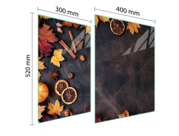 GLASSKYDDSPLÅT FÖR SPIS 70x52 BLAD
