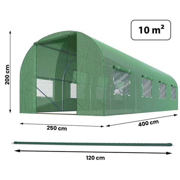 Havetunnel 2,5 x 4 m (10 m2) Plonos
