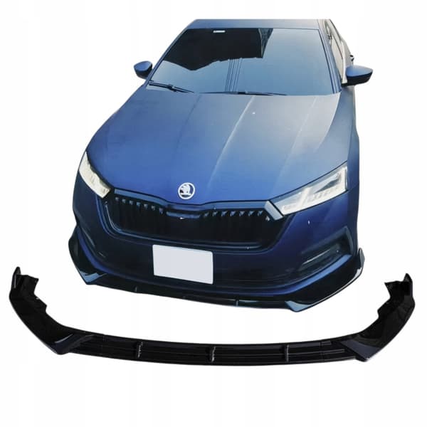 Skoda Octavia MK4 IV Främre stötfångarläpp Diffusor Spoiler Splitter