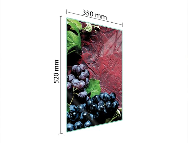 GLAS SKÆREBRÆT 35x52 VIN