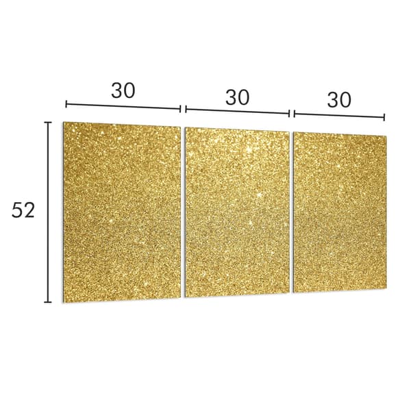 Lasinen suojalevy liedelle 3x30x52